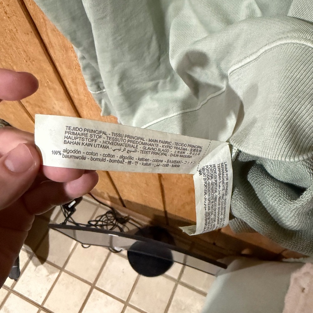 Zara Men's Sage Crewneck Sweater - Picture 4 of 6